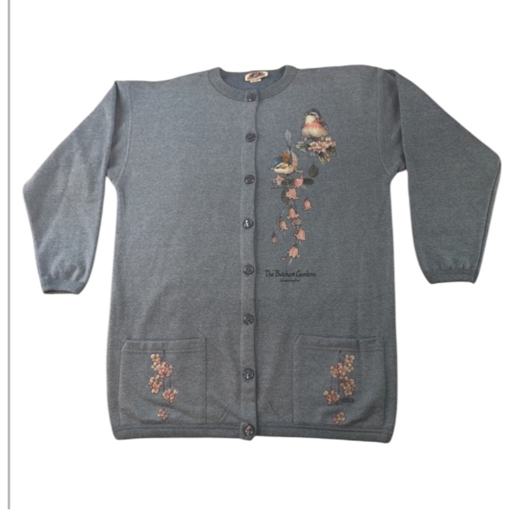 Canada North sportswear.Embroidered Gray Sweater